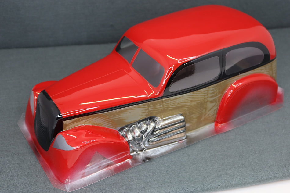 Custom Painted McAllister Devil's Bowl Modified Coach 1/10 Scale Body