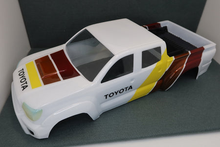 New Custom Painted 1/10 2015 Toyota Tacoma 12.3" Wheelbase Crawler Body image 0