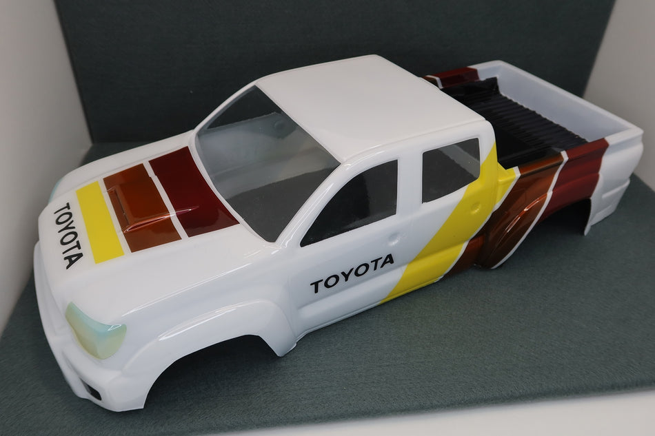 New Custom Painted 1/10 2015 Toyota Tacoma 12.3" Wheelbase Crawler Body image 0