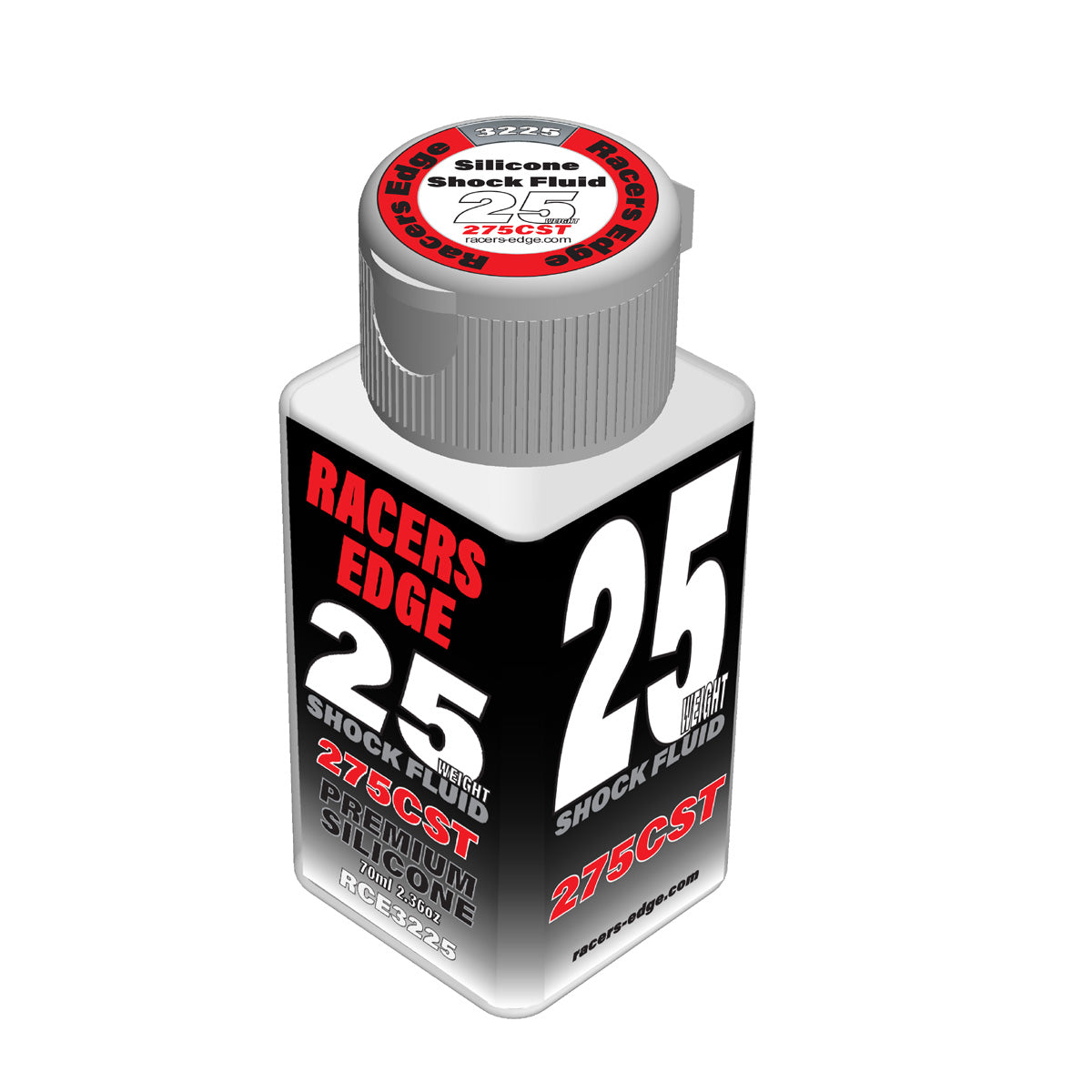 Racers Edge 25 Weight Silicone Shock Oil 275cst 70ml Ez Pour Bottle RCE3225 3225 image 0