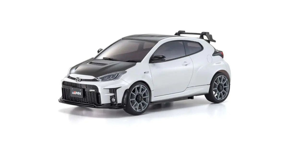 Kyosho Toyota GRMN Yaris Circuit Package Mini-Z Autoscale White MZP470PW image 0