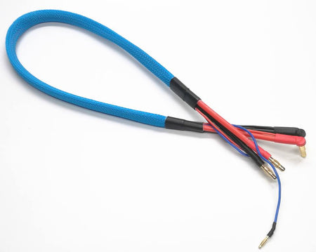 24in (2 foot) 1s &amp; 2s LiPo Charging Cable Leads - Harness 4mm/5mm Bullets (Colors) image 2