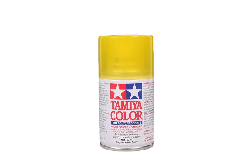 Tamiya Polycarbonate Lexan Paint PS-42 Translucent Yellow Spray TAM86042 86042 image 0