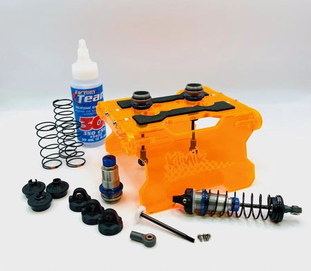 Klinik RC Folding RC Car Stand for 1/18 and 1/10 Scale Cars/Trucks Orange image 0