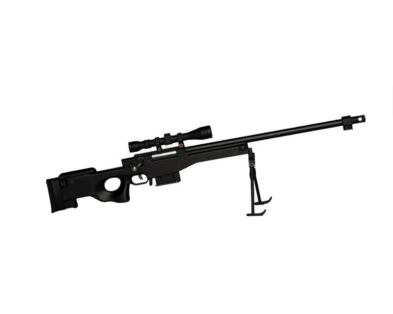 GoatGuns 1/3 Scale Die Cast Sniper Rifle Model Black SR-BLACK image 0