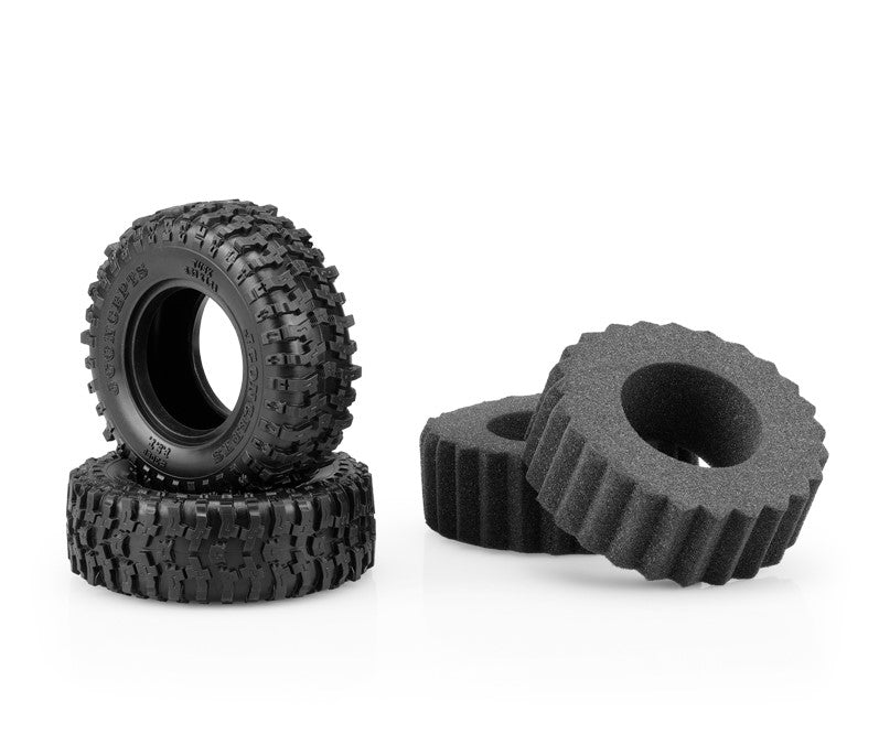 Jconcepts Tusk Scale Country Green Compound Tires 1.9" 3.93 OD w/inserts 308802 image 0