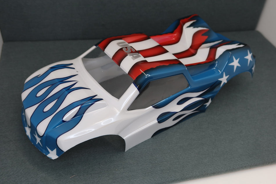 Ron's Reserve Custom Airbrush Painted Body Associated T7 T6.4 or TLR 22X-T Truck