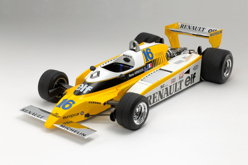 Tamiya 1/12 F1 Renault RE-20 Turbo Racing Car Model Kit w/ PE Parts 12033 image 0