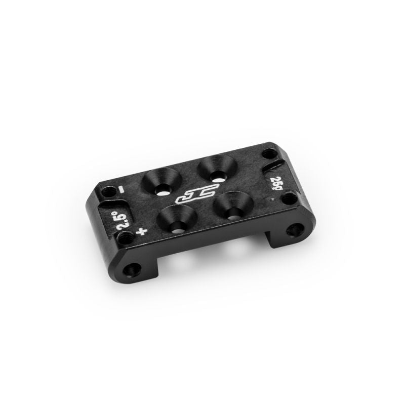 Jconcepts Aluminum Front Bulkhead STEEL B7 B7d Buggy 2.5 Degree 25g Black 5185S image 0