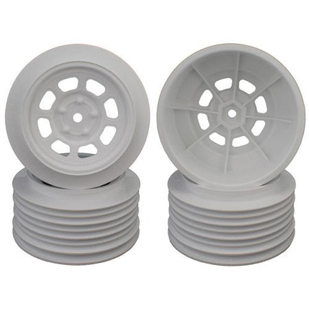 DE Racing Speedway SC Wheels Traxxas Slash Rear 21.5mm Backspacing White DER-DS4-RW image 0
