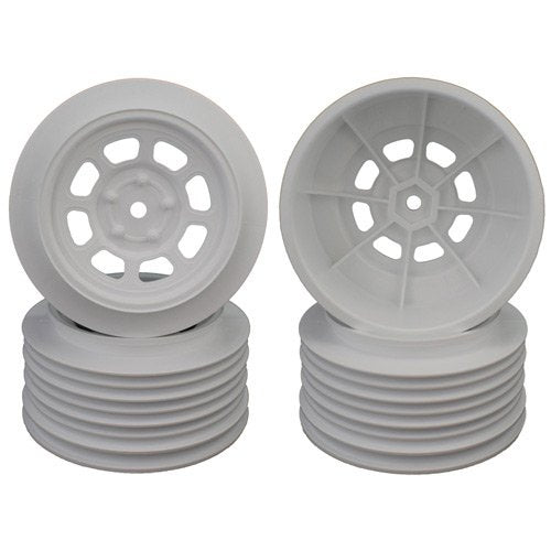 DE Racing Speedway SC Wheels Traxxas Slash Rear 21.5mm Backspacing White DER-DS4-RW image 0