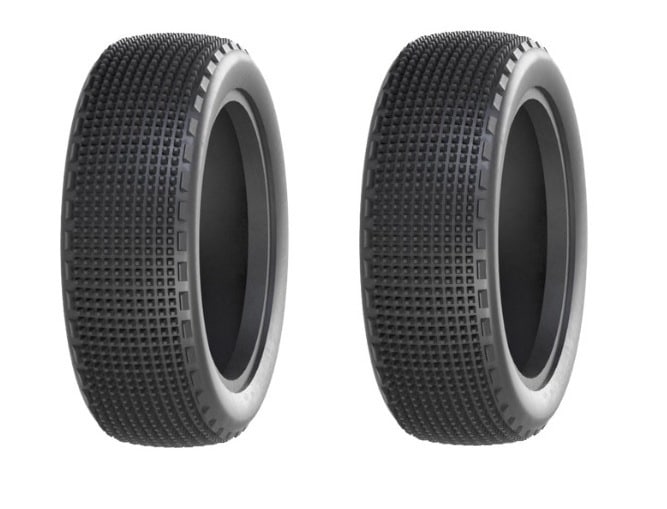 Raw Speed Fast Forward 4wd Front Buggy Carpet Tires Yellow Soft100214S image 0