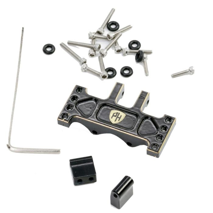 Powerhobby SCX24 Adjustable Brass Servo Mount for Reefs Emaxx 59MG PHBSCX24128 image 0