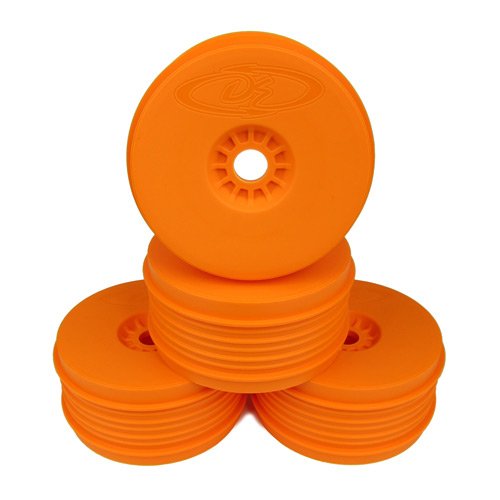 DE Racing SpeedLine Plus Wheels for 1/8 Buggy Orange DER-PSB-8O image 0