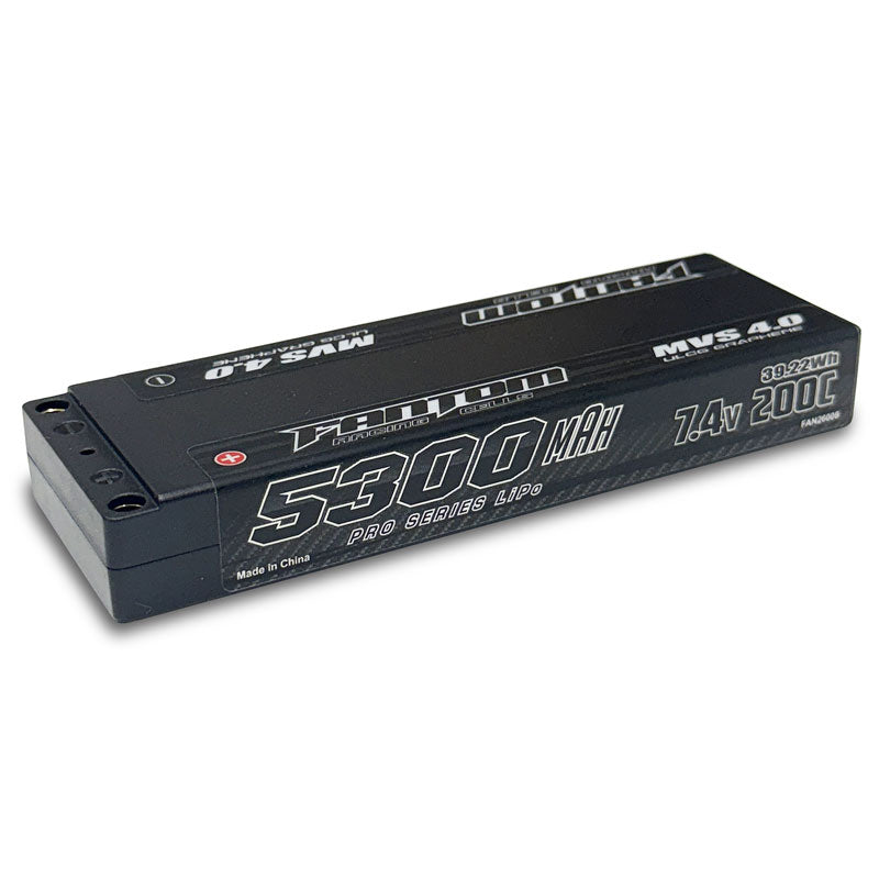 Fantom 5300mAh 200C 7.4v (2S) 2-Cell ULCG MVS 4.0 Graphene Pro LiPo FAN26008 image 0