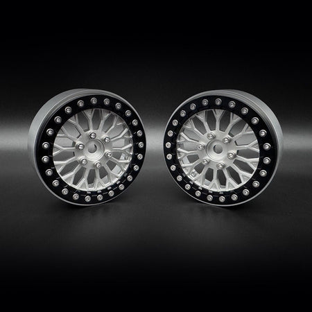 Reefs RC 2.2 "Shield" Aluminum Beadlock Wheels w/Hubs (2) REEFS229 image 0