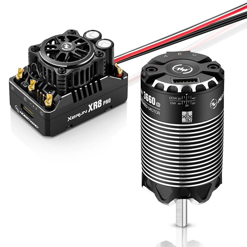 Hobbywing Xerun XR8 Pro G3 ESC + 3660SD 3200KV G3 Motor Combo (2-3S) 38020439