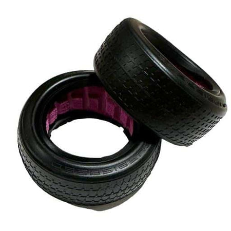 Quasi Speed Set of 2 Front 2.2 Low Pin Tires with Inserts QS-1615 image 0