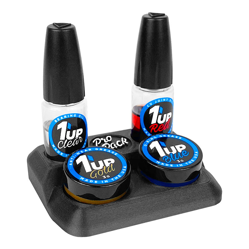 1UP Pro Pack Assorted Lubes/Grease with Pit Stand 120502 image 0