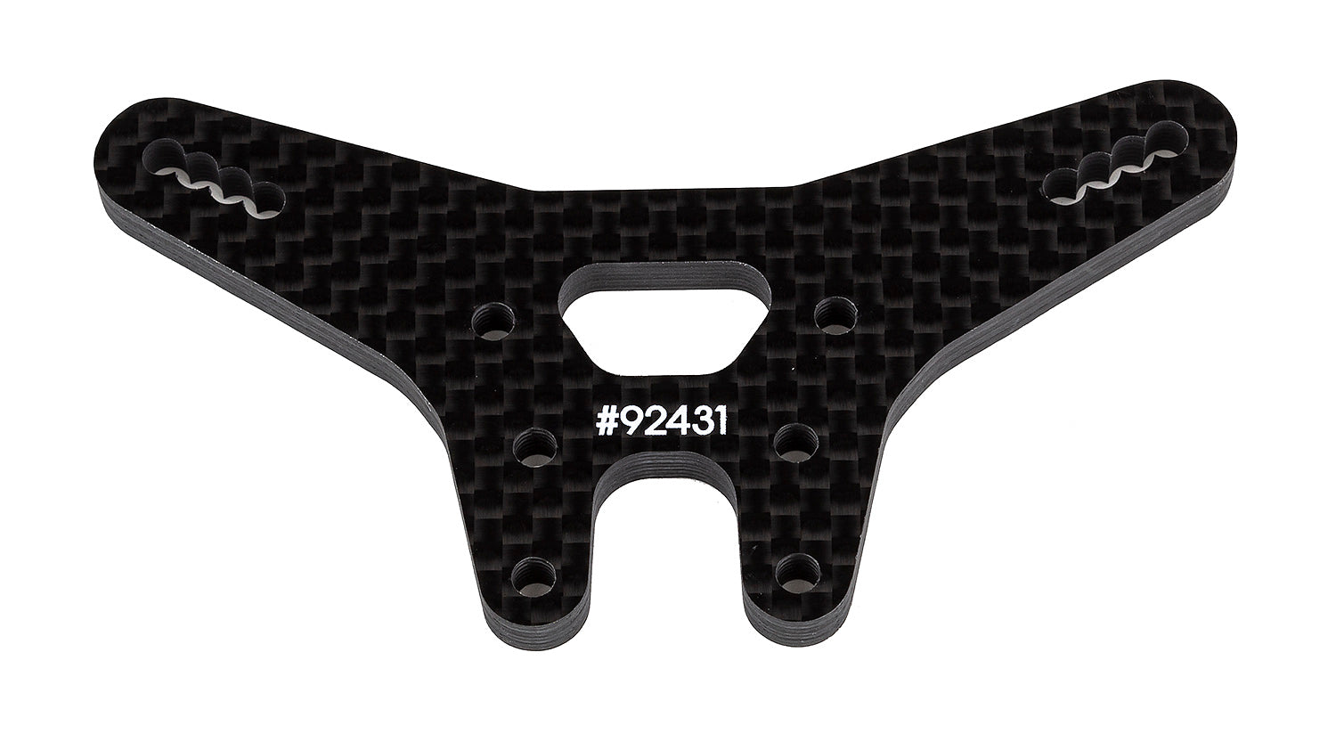 Team Associated B7 &amp; B7d Rear Shock Tower Carbon Fiber 92431 image 0
