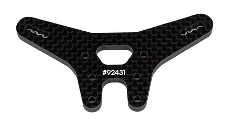 Team Associated B7 &amp; B7d Rear Shock Tower Carbon Fiber 92431 image 0
