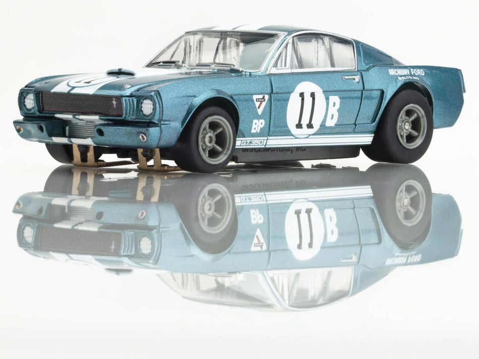 AFX 1965 Ford Shelby Mustang GT350R Mark Donohue HO Scale Slot Car 22071 AFX22071 image 0
