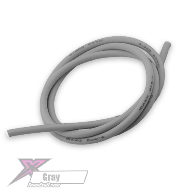 Team Exalt 12awg Ultra Flex Silicone Wire (1 meter) GRAY EXA1226