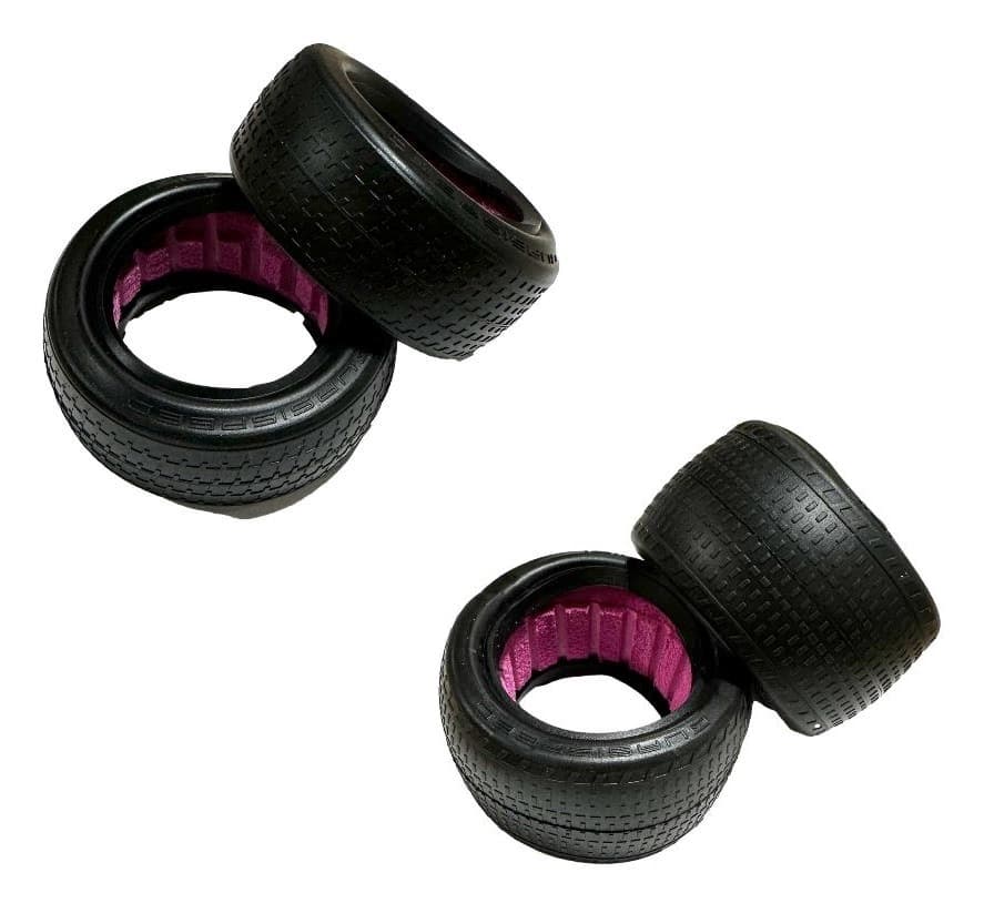 Quasi Speed Set of 4 Low Pin Tires with Inserts (2 Front/2 Rear) QS-1614 image 0