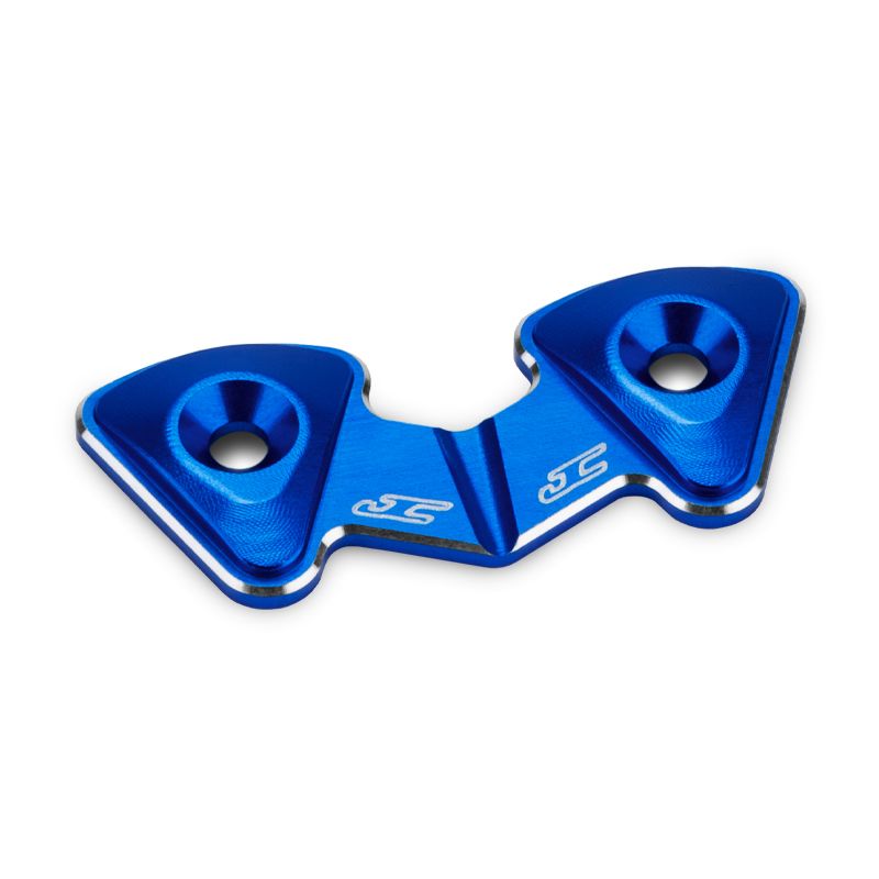 Jconcepts Aluminum 1-Piece Rear Wing Button Blue Fits B7 B7D Buggy 52031 JCO52031 image 0