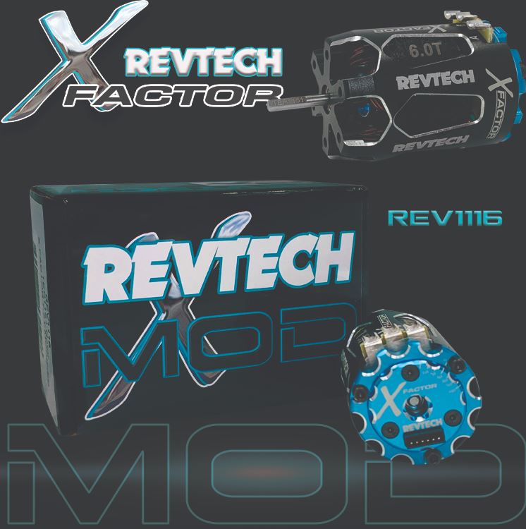 Trinity X-Factor 6.0t (turn) Modified (Mod) Brushless Motor REV1116 image 0