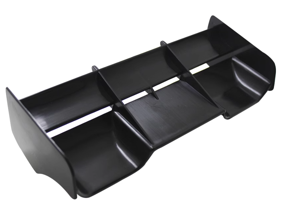 Rear Wing for RC 1/8 Buggy or 1/8 Truggy Black image 0