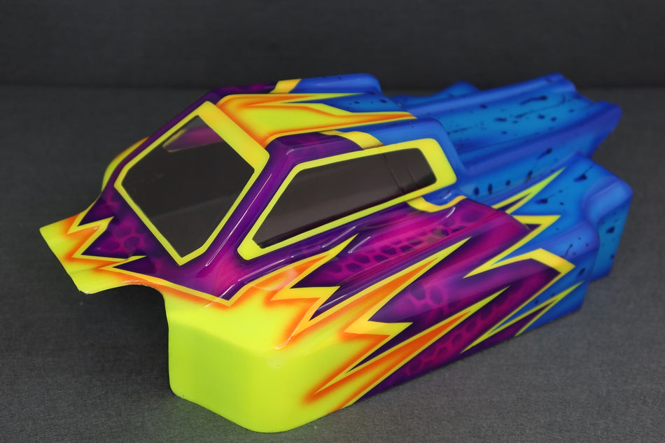 Ron's Reserve Series Custom Airbrush Painted Body For RC8B4E RE8B4.1E 1/8 Buggy