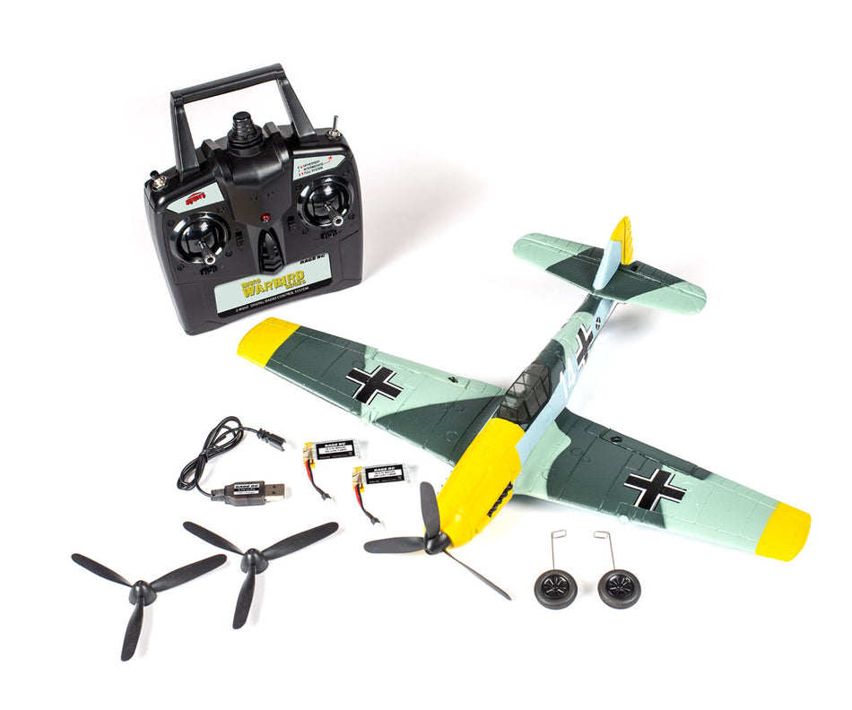 Rage Messerschmitt Bf 109 Micro RTF Airplane with PASS Stability System 1304V2 RGRA1304V2 image 0