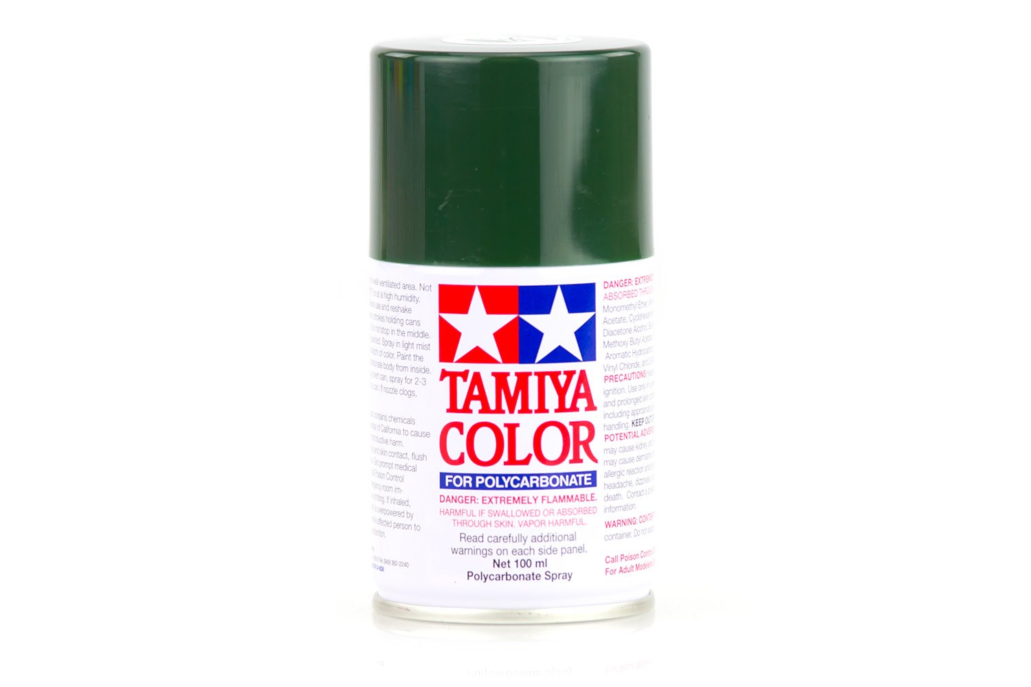 Tamiya Polycarbonate Lexan Paint PS-9 Green 100ml Spray Can TAM86009 86009 image 0