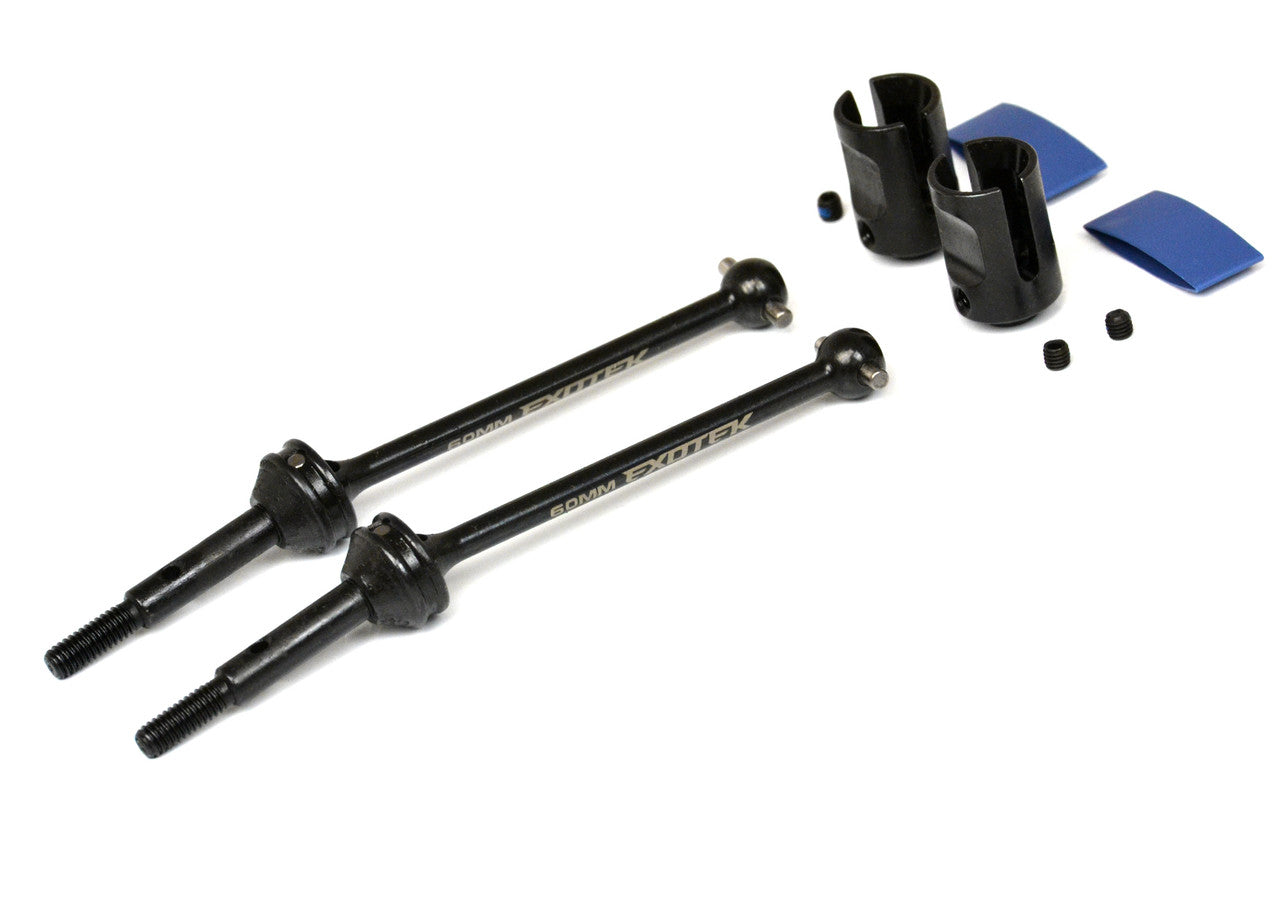 Exotek Steel CVA Axle Set v3 Traxxas Drag Slash / Bandit w/new 2.5mm pins 2264 image 0