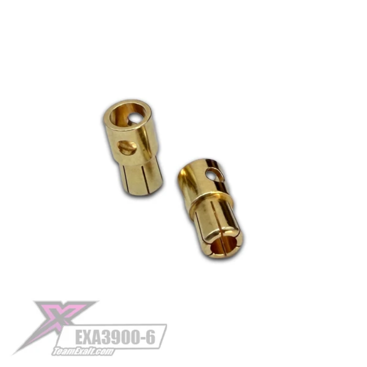 Team Exalt 6mm Exalt Male "Low IR" Bullet Plugs (1pair) EXA3900-6