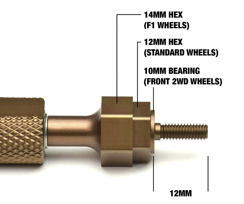 Exotek Pro Tire &amp; Wheel Balancer Set for 12mm-14mm Hex and 10mm Bearings 2262 image 0