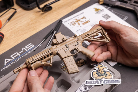 GoatGuns 1/3 Scale Die Cast AR15 Model Rifle Coyote Camo AR-COYOTE image 1