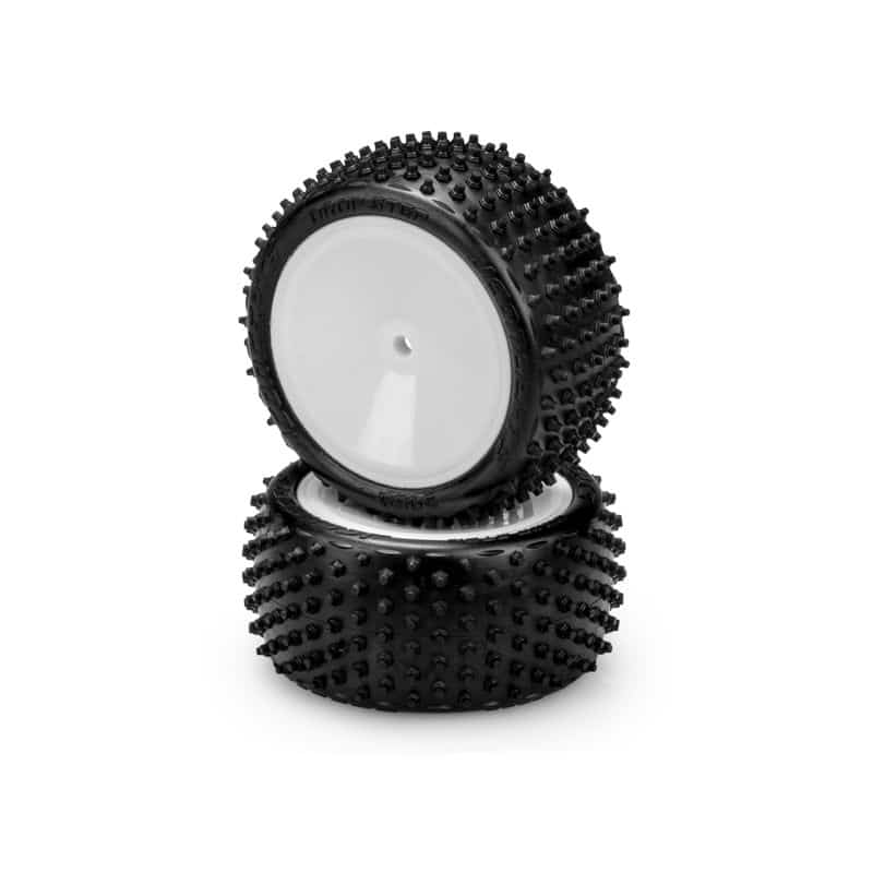 Jconcepts Drop Step Pink Compound Mounted 3348W Wheel Rear 2wd &amp; 4wd 3059101021 image 0