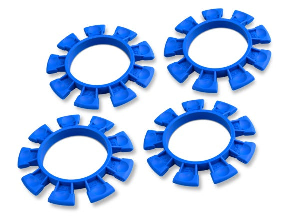 Jconcepts Satellite Bands Tire Gluing Rubber Bands Set of 4 Blue 1/10 1/8 Scale JCO22121 image 0