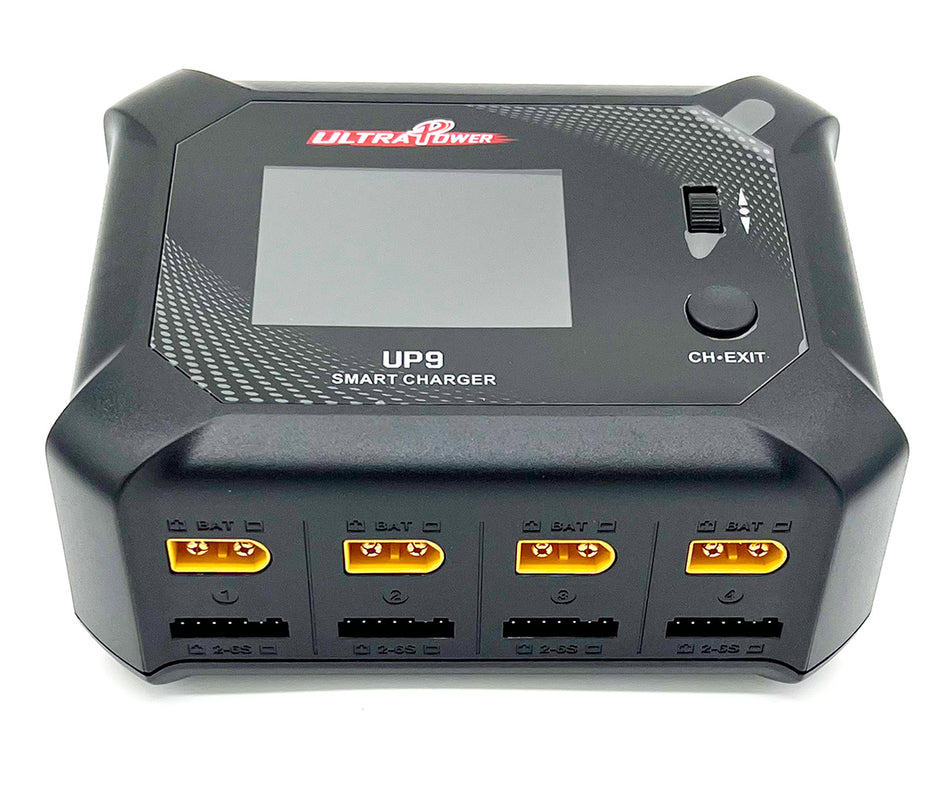 Ultra Power UP9 AC 100W / DC 200W 4 Port Multi-Chemistry Smart Charger image 0