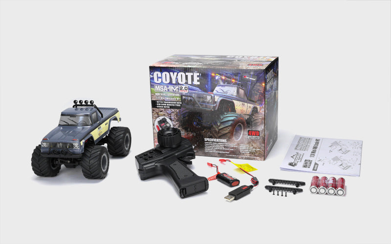 Carisma MSA-1MT 2.0 Coyote Monster Truck 4WD 1/24 RTR w/Battery &amp; Charger 85968 image 0