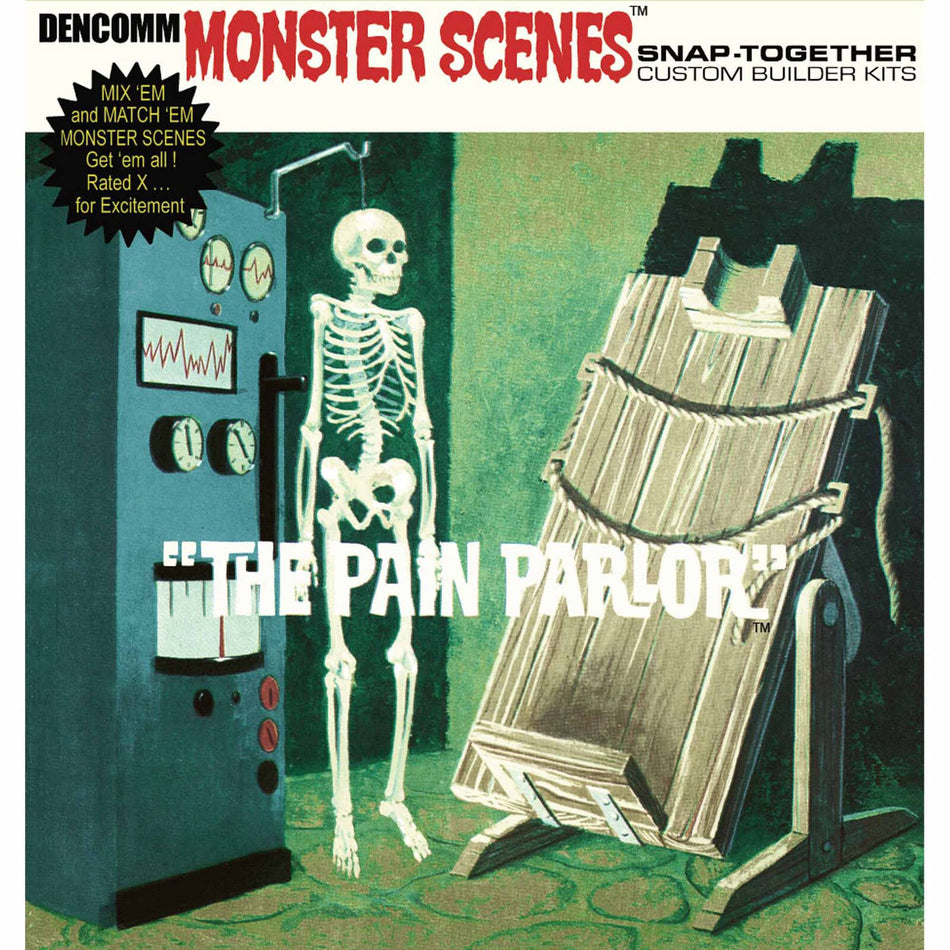 Atlantis 1/13 Monster Scene The Pain Parlor Figure Snap Together Model Kit D635