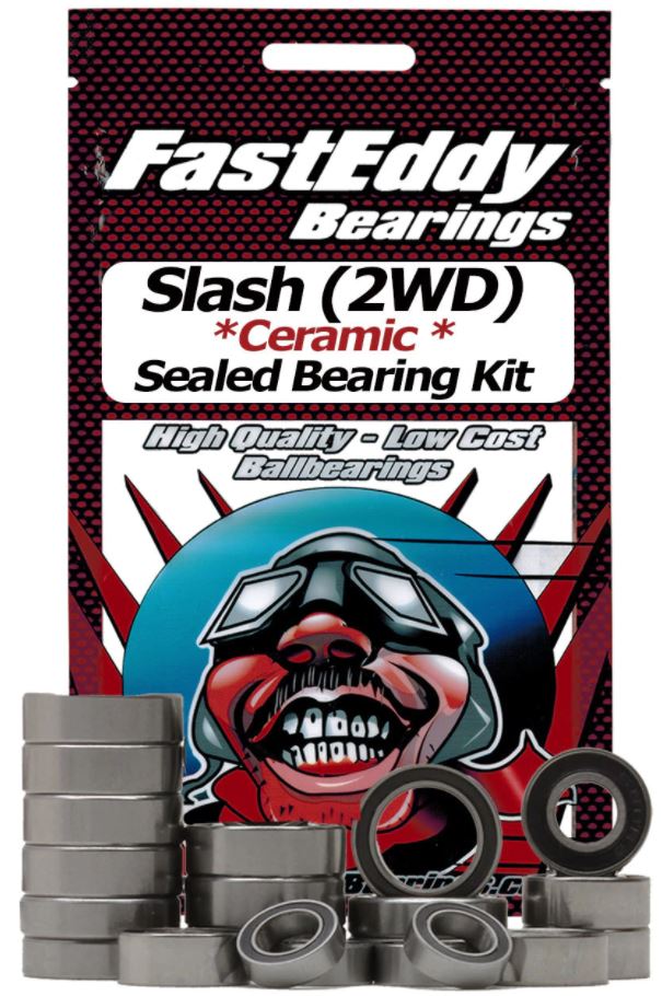 FastEddy Ceramic Bearing Kit for Traxxas 2wd Slash Truck TFE448 image 0