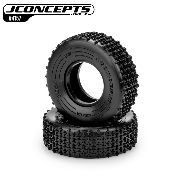 Jconcepts Boss Green Compound Comp Tires (2) 1.9" 4.25 OD 415702