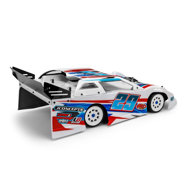Jconcepts L8 Night G3 Speedway Late Model Body Decked w/Spoiler Lightwt 0611L image 1
