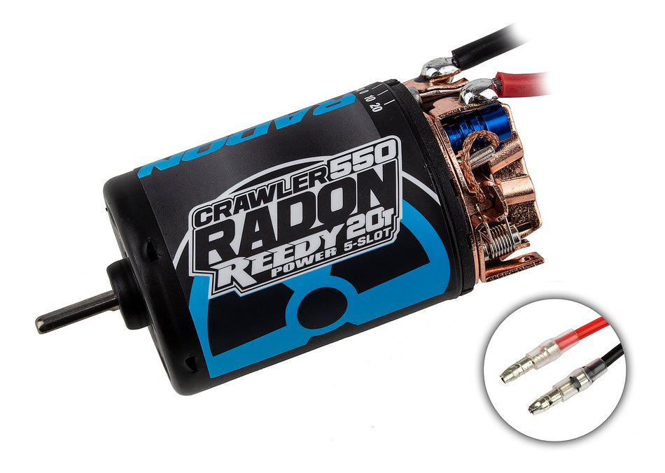 Reedy Radon 2 Crawler 550 20T 5-Slot 1100kV Brushed Motor ASC27466 image 0