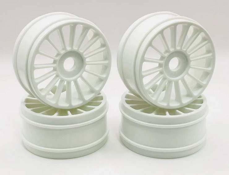 Klinik RC Multi-Spoke 1/8th Buggy WHITE Wheels 83mm (4pc) image 0