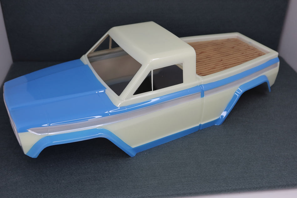 New Custom Painted Body Jconcepts Warlord Tucked Crawler Truck Body image 0