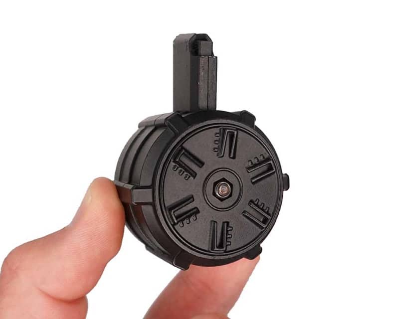 GoatGuns Mini 60 Round AR15 Drum Magazine for 1/3 Scale Base DieCast Models image 0